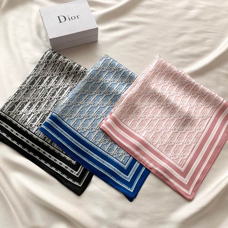 Dior silk scarf 50X50cm E01